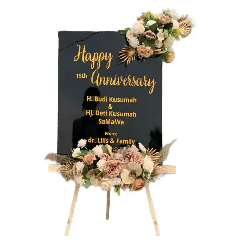 Papan Bunga Akrilik Burikan